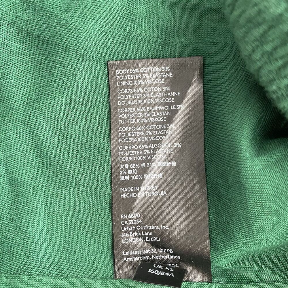 Maeve Deep Green Ribbed Tank Top - Picture 12 of 13